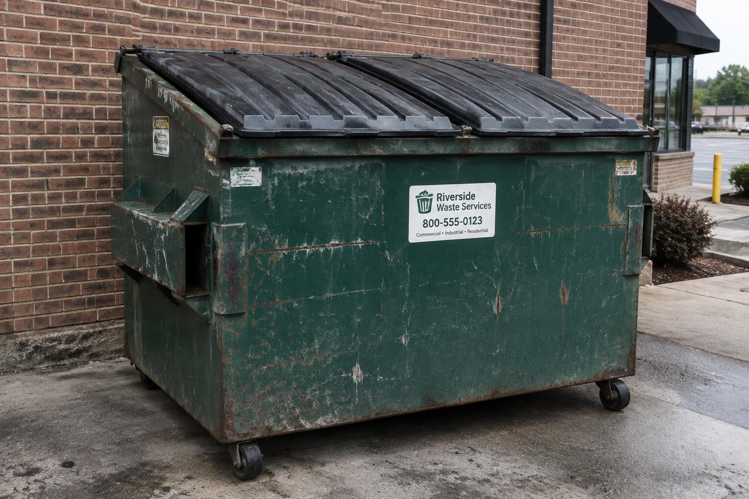 Before: A plain container.
